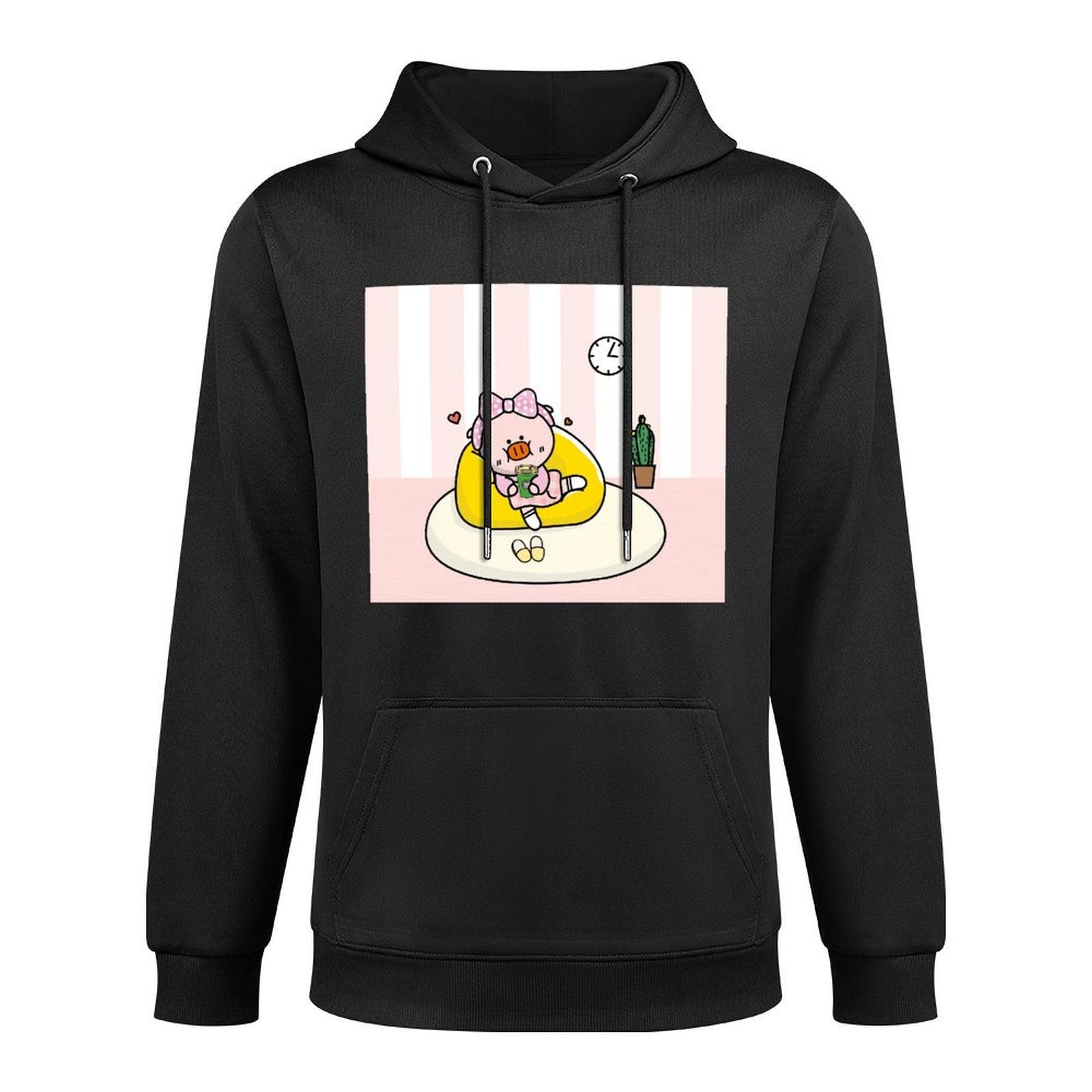 Minimal Midweight Front Graphic Hoodies